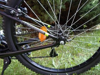 Černé dětské kolo 9-12 let, 24" palců - 20