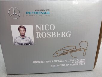 6x F1 MERCEDES 2013-2015 HAMILTON A ROSBERG MINICHAMPS 1:18 - 20