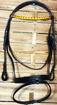 Čelenka na koně MIX černá KOMPLET SADA - 20