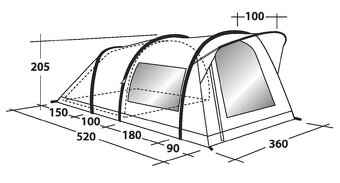 Stan  Outwell Clipper L nafukovací - 20