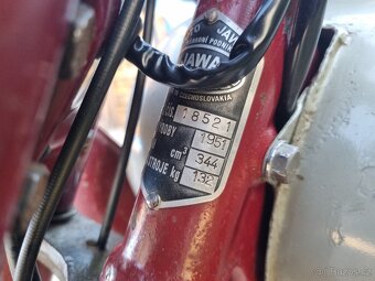 Jawa 350/18 pérák 1951 s TP v patině po rekonstrukci. - 20