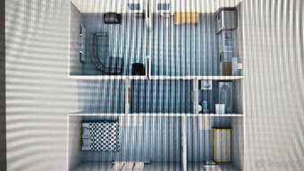 Prodej rodinného domu 4x byty+ garáž bungalov Hostomice - 20