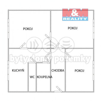 Prodej bytu 3+1, 87 m², Prušánky, ul. Sportovní - 20
