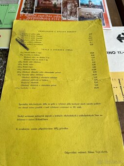Pohledy , oznámení , telegram, programy 40-60 léta - 20