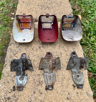 Jawa ČZ kývačka, půllitr, Velorex - zadní světla - 20