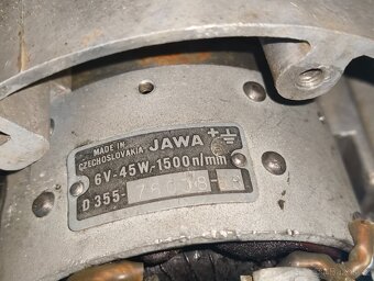 Kostra a díly Jawa Sport 250 590 sedí čísla 1969 ne 350 361 - 20
