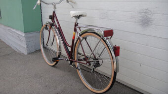 Peugeot, 1987, nádherné dámské kolo, vínová perleť - 20
