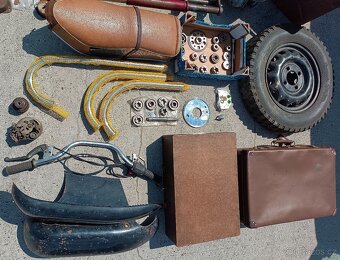 ND jawa čz motocykl panelka kývačka aj mota drobné díly apod - 20