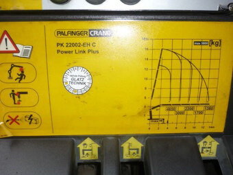 6x4 sklápěč MB Eur5 + ruka Palfinger 22tm / dosah 13m - 20