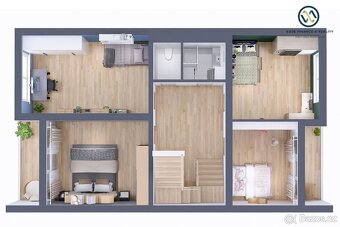 Prodej rodinného domu 375 m², pozemek 123 m² Praha - Háje - 20