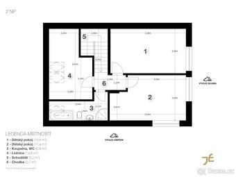 Prodej poloviny moderního dvojdomu 5+kk (130 m²) s privátní - 20
