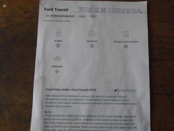 Ford Transit,2.2TDCI 9 míst servis historie - 20