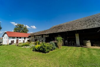 Plužná, prodej usedlosti 155 m2 s pozemky 3.329 m2 a velkými - 20