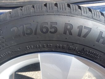 Š.Kodiaq,(2)/VW Tiguan-NOVÁ zimní Alu sada s TPMS-215/65R17. - 20