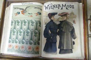 Wiener mode, starožitný módní časopis, svázaný ročník 1903 - 20