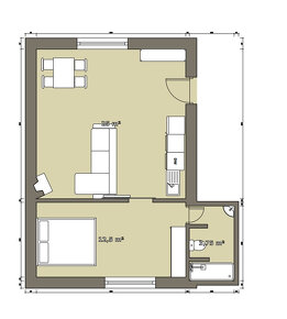 Pronajem bytu 1+1 42m2 + Zahrada Roudnická 35, Nížebohy - 20