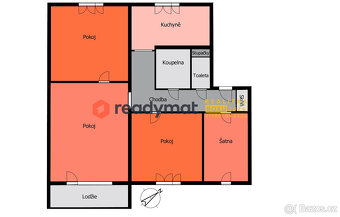 Prodej bytu 3+1 s lodžií a šatnou, 85 m2, Hodonín - 20