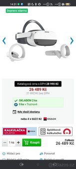 Virtualní realita PICO NEO 3 PRO - 4K 256GB - 20