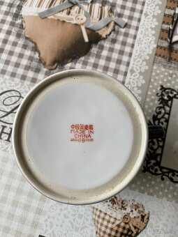 Retro souprava z čínského porcelánu II - motiv květiny - 20