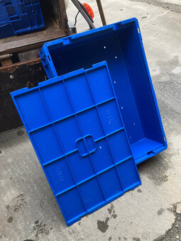 přepravka plastová s víkem, ukládací box KLT 6147 za 150 kč - 20