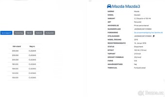 Mazda 3,  2.2 SKYACTIV-D 150Hk. BOSE - 20