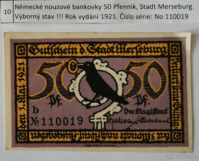 Staré nouzové bankovky z pozůstalosti 1.část - 20