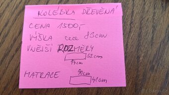 Dřevěná kolébka - 20