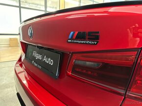 BMW M5 COMPETITION 2019 460KW/625HP ROSSO CORSA DPH CZ PUVOD - 20