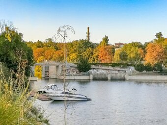 Moderní stylový byt 2+kk, 53m2+42m2, rezidence DOCK, Praha 8 - 20