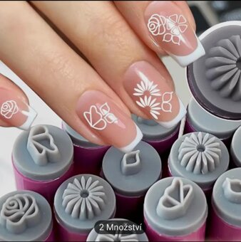 Nails potřeby-UV lampy, područka, UV sterilizátor, gellaky. - 20