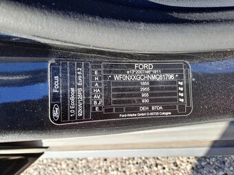 FORD FOCUS 1,0 92 KW 57 080 KM - 20