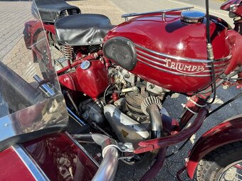 Triumph Speed Twin 500 OHV 1955 + sidecar - 20