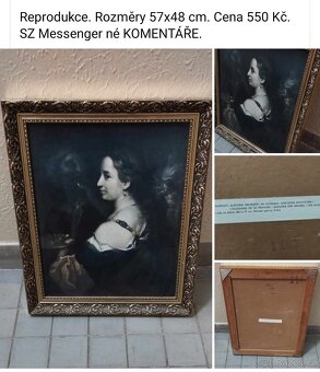 Staré obrazy .Ceny a rozměry viz fota. - 20