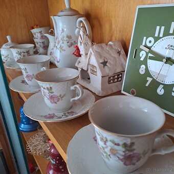 Porcelán starožitný nábytek sklo czechoslovakia - 20