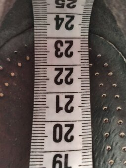 Boty mokasíny lodičky kůže vel.23,5 cm - 20