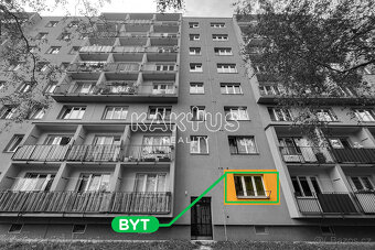 Pronájem bytu 1+kk (26 m2), Ulice Maďarská, Ostrava-Poruba - 20