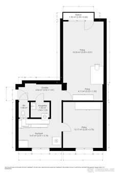 Pronájem bytu 2+1, Krásného, Židenice, 18000 Kč/měs, 59 m2 - 20