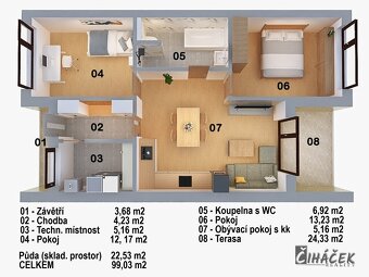 Novostavba 3+kk | Hevlín - 20
