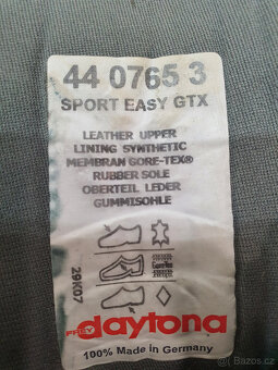 44 DAYTONA Sport Arrow GTX Kvalitní Kožené boty na motorku - 20