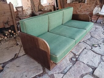 PĚKNÝ VINTAGE ROZKLÁDACÍ FUNKCIONALISTICKÝ GAUČ TON HALABALA - 20