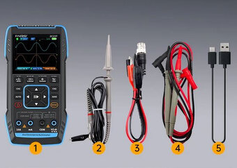 Osciloskop/multimetr/generátor FNIRSI 2C23T NOVÝ - 20