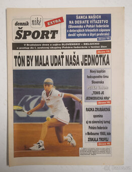 Staré noviny Denník Šport 3 - 20
