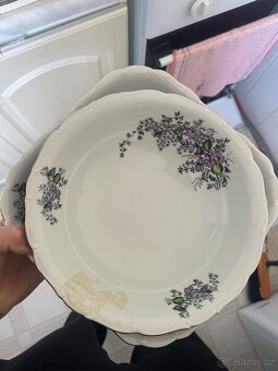 Růžový porcelán, porcelánová sada - 20