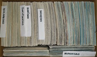 Pohľadnice - Nem., Rak., Šva., Bul., Rum. - 995 kusov - 20