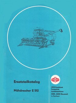 Návod k obsluze kombajn Fortschritt E 516 - 20
