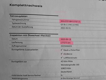 Audi Q3 SPORTBACK 1,5 TSI S-LINE 177.000 km - 20