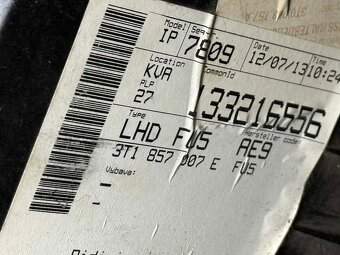 ŠKODA SUPERB 2 FACELIFT palubní deska + pásy + airbagy - 20