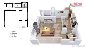 Prodej rodinného domu, 92 m², Unhošť, ul. Chaloupecká - 20