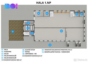 Prodej skladovacího prostoru 1147 m², pozemek 3049 m², Frýdl - 20