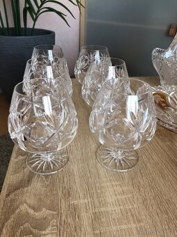 broušené sklo 50 let staré Bohemia glass - 20
